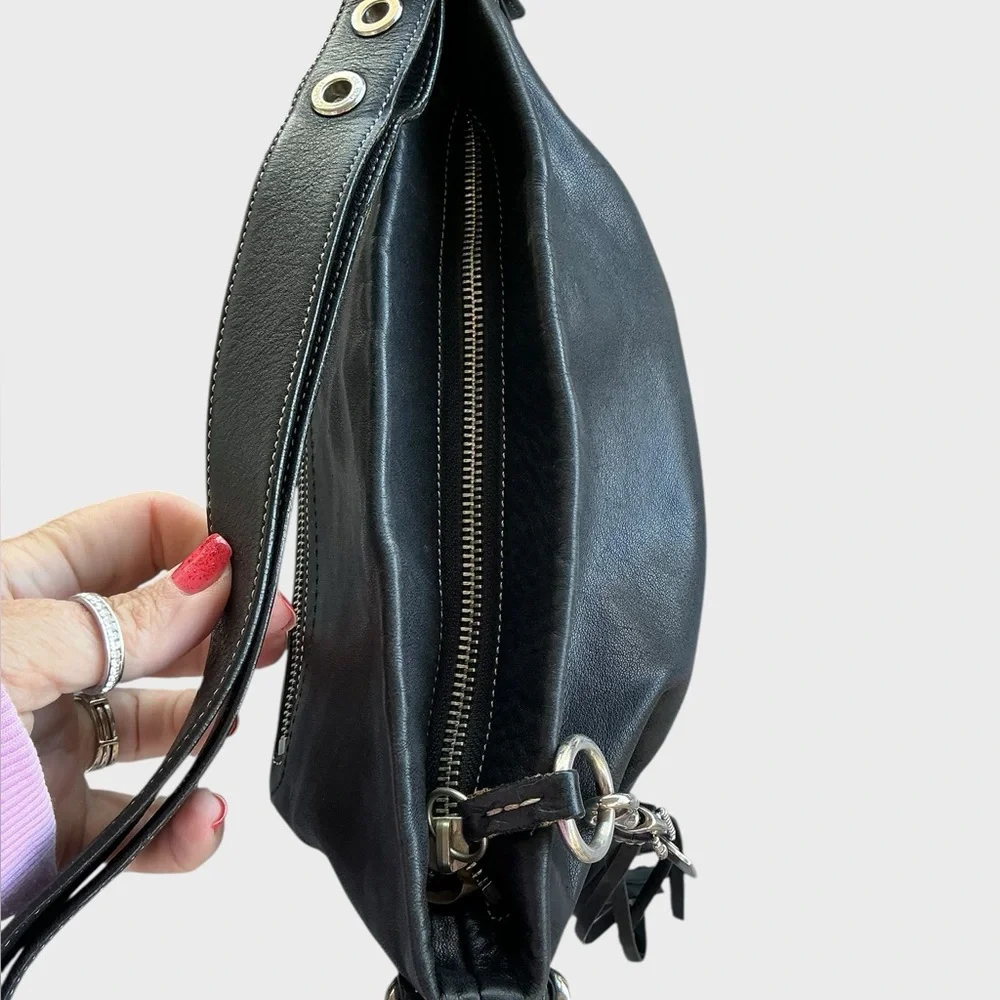 Vintage Coach Legacy Slim Crossbody Bag 1415 Black Leather
